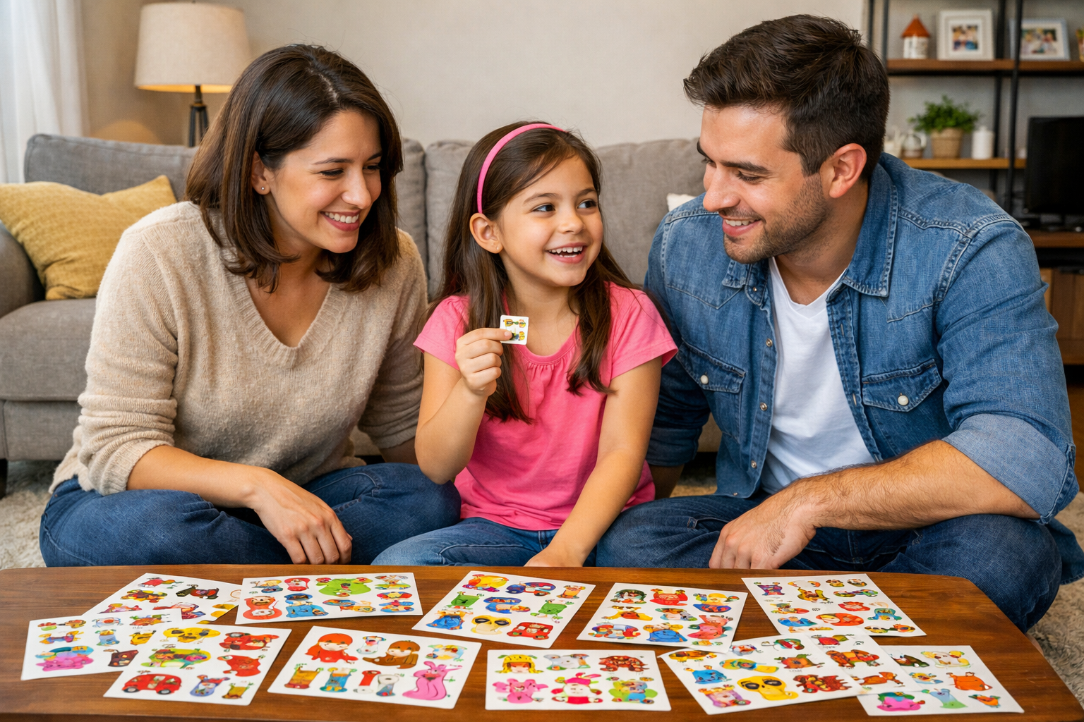 Padres e hija